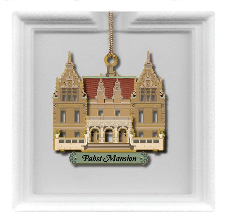 The Pabst Mansion features its own museum on its Christmas ornament.