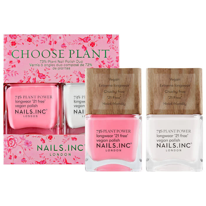 Nails Inc Choose Plant Nail Polish Duo. Image via Sephora.