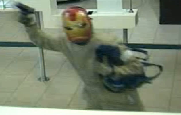 The Iron Man bank robber