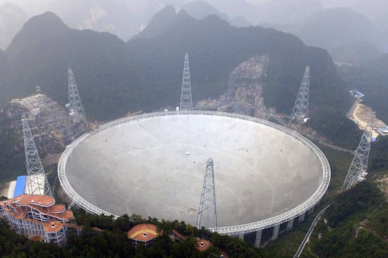 世界最大單口徑電波望遠鏡——500公尺口徑球面射電望遠鏡（FAST）（AP）