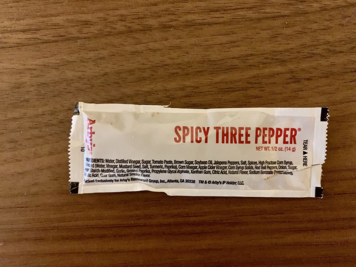 Arby's Spicy Three Pepper sauce