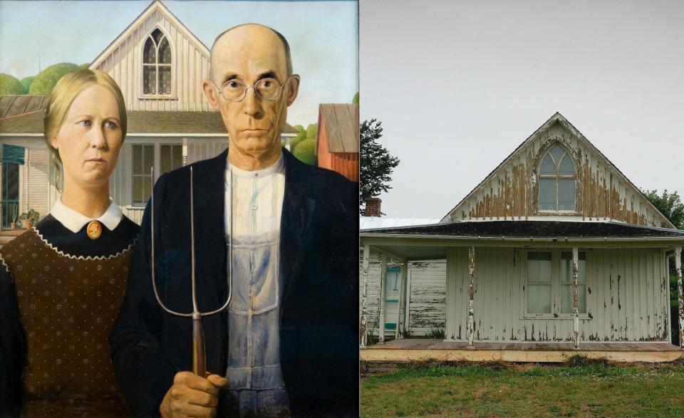 American Gothic by Grant Wood (Eldon, Iowa)