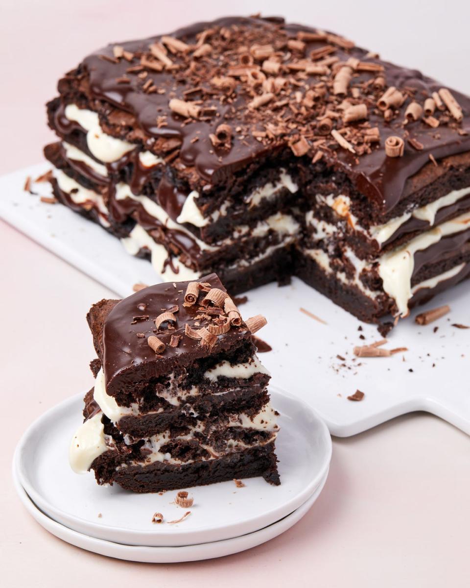 brownie lasagna