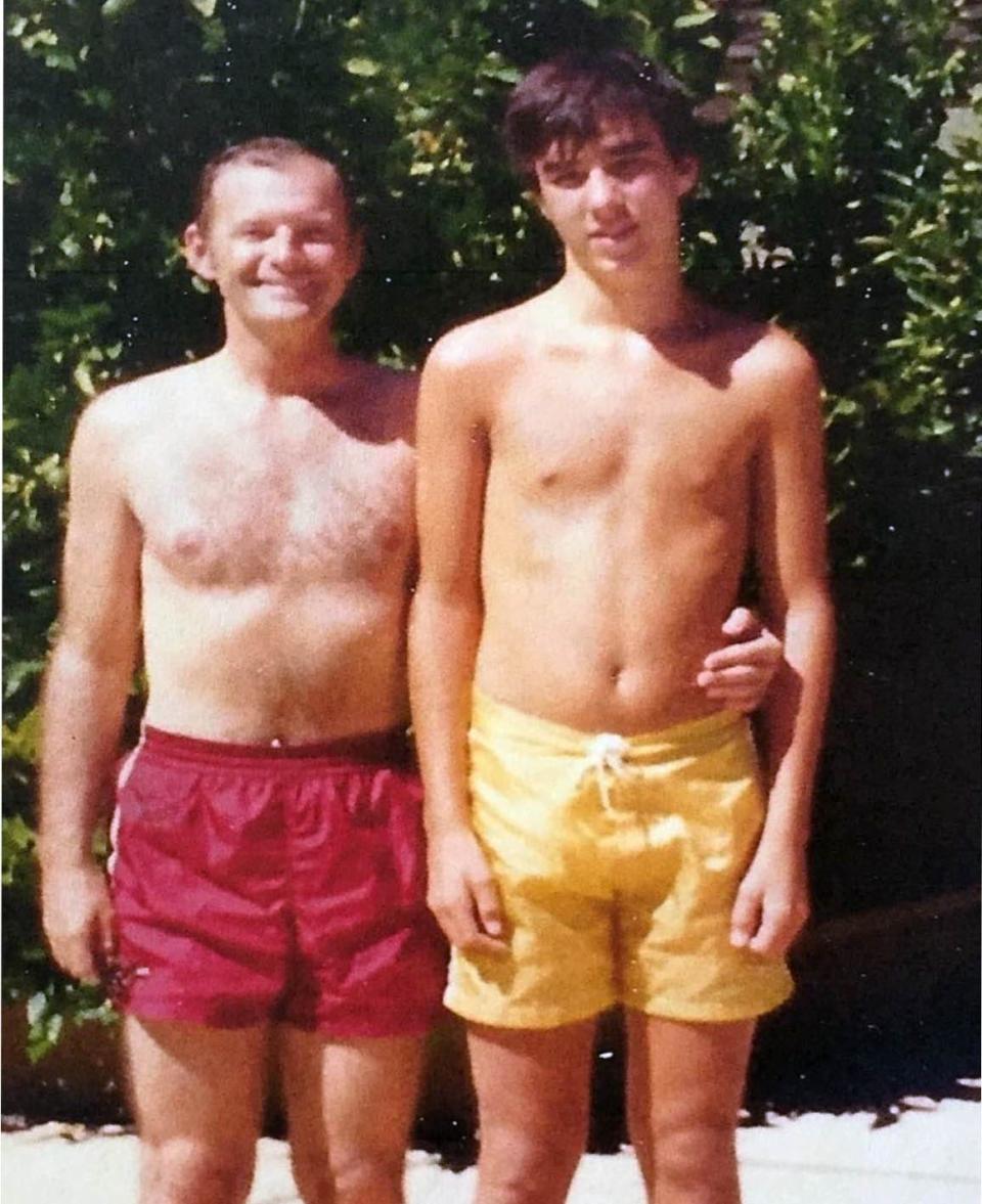 Theodore McCarrick with James Grein (aged 12) in 1971 in California