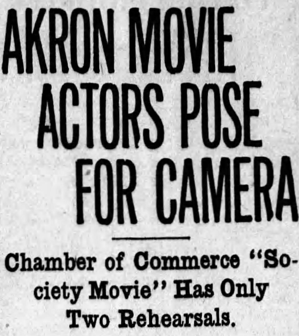 This was a front-page headline in the Akron Beacon Journal on Aug. 28, 1915.