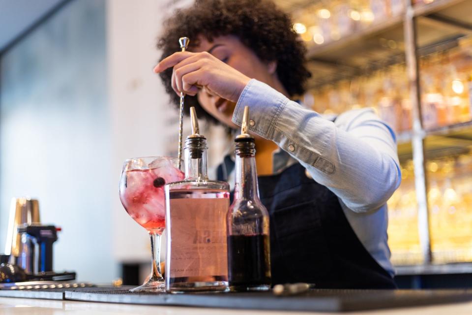 afro latin bartender cocktails