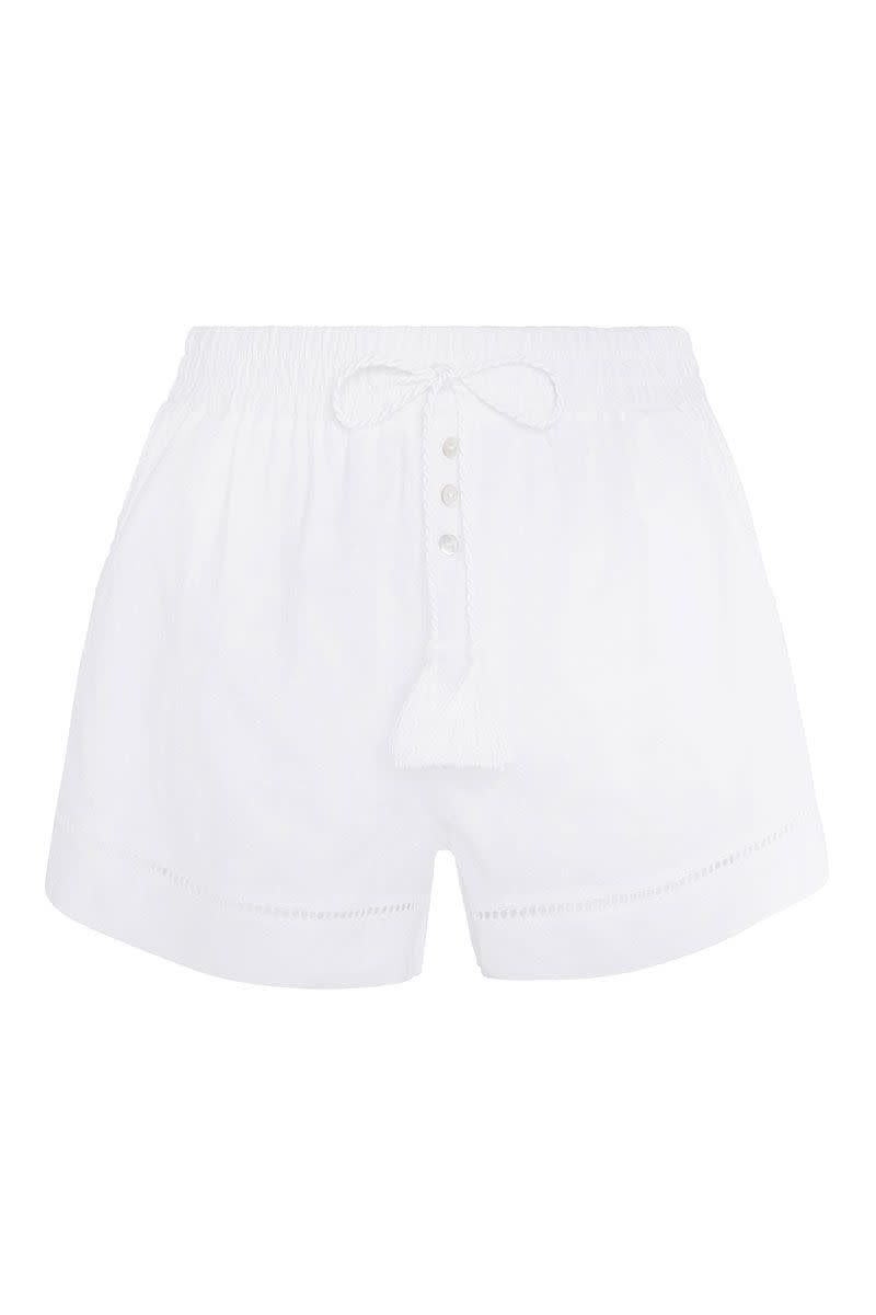 <p>White shorts, £6</p>