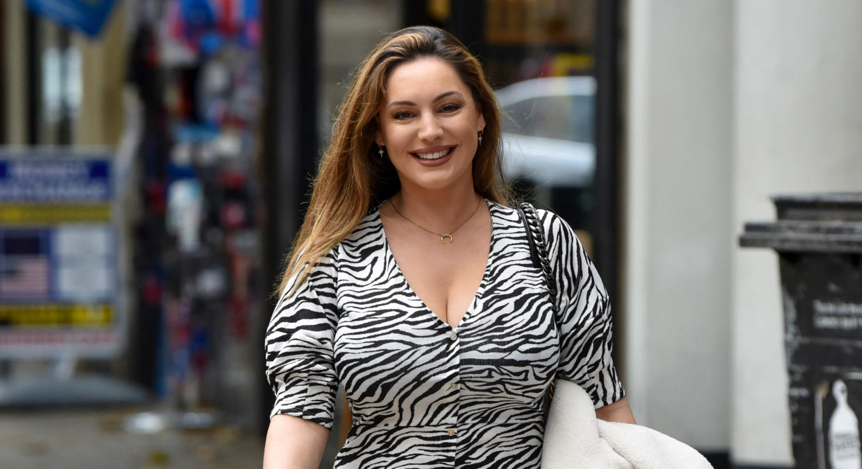 Kelly Brook's modelling career began when she was 16 years old. (Getty Images)