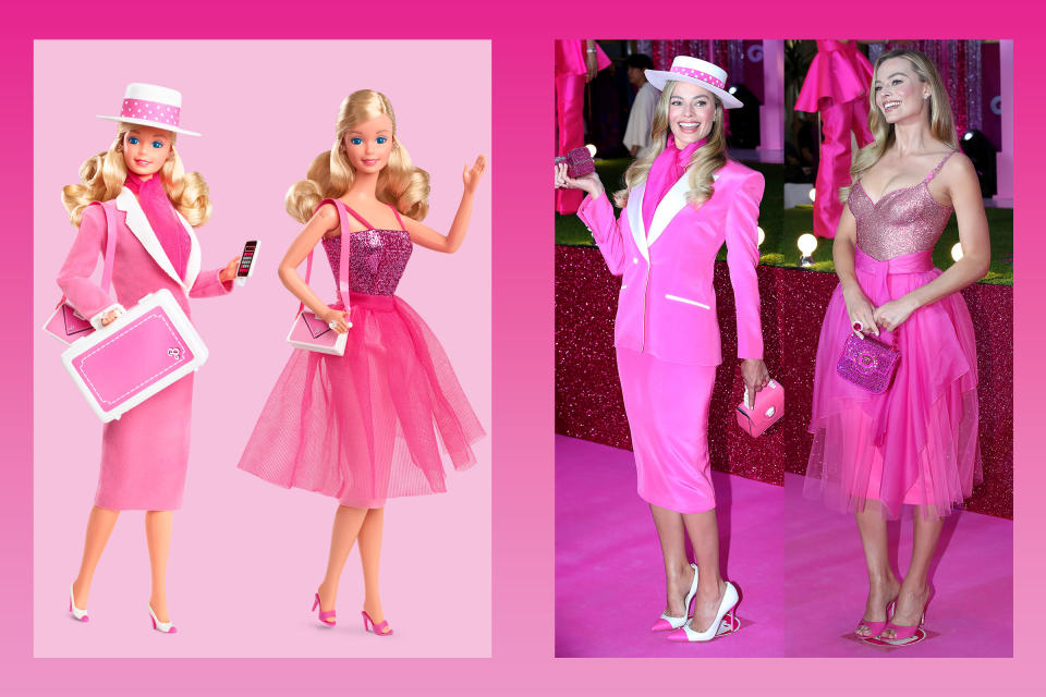 "Day to Night" Barbie<span class="copyright">Mattel Inc. (2); Getty Images (2)</span>