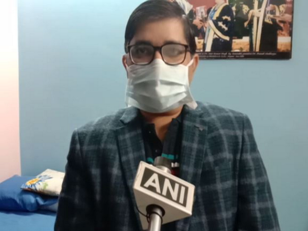 Dr Sachin Singh, a doctor at the hospital in Prayagraj (Photo ANI)