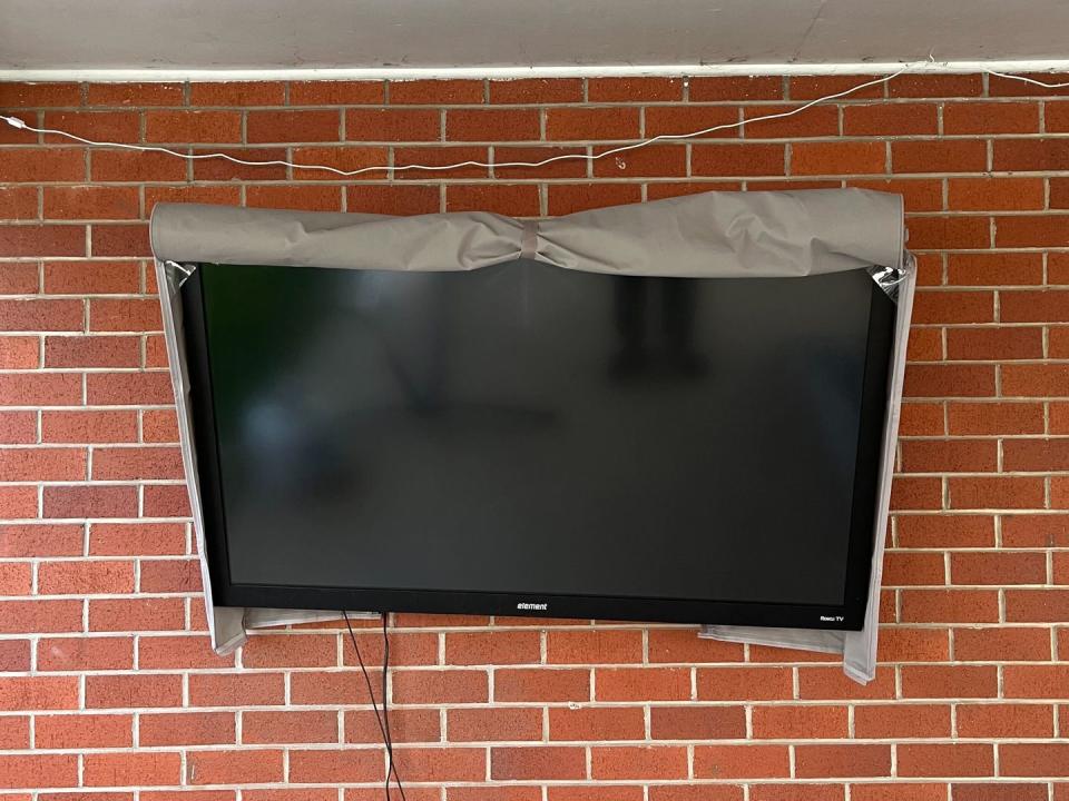 an outdoor television