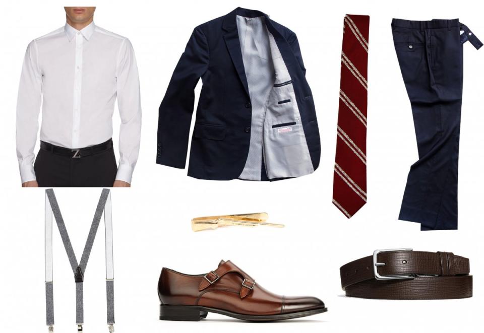 business navy blazer outfit bombfell