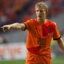 Nom: Dirk Kuyt<br>Poste: Attaquant<br>Date de naissance (Âge): 22/07/1980 (31)<br>Numéro: 7<br>Club: Liverpool (Angleterre ENG)