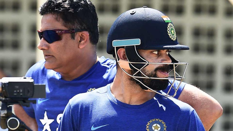 Virat Kohli and Anil Kumble had an uneasy relationship. Pic: Getty