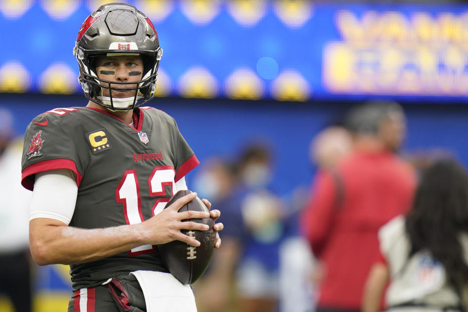 Tampa Bay Buccaneers quarterback Tom Brady makes his return to New England in Week 4. (AP Photo/Jae C. Hong)