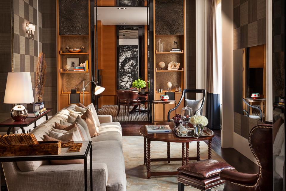 Manor House Suite Living Area at Rosewood London