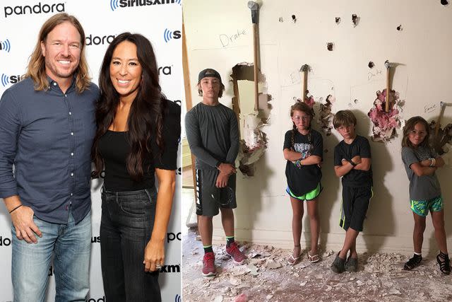 Cindy Ord/Getty ; Chip Gaines Instagram Joanna and Chip Gaines' kids Drake, Ella, Duke, Emmie