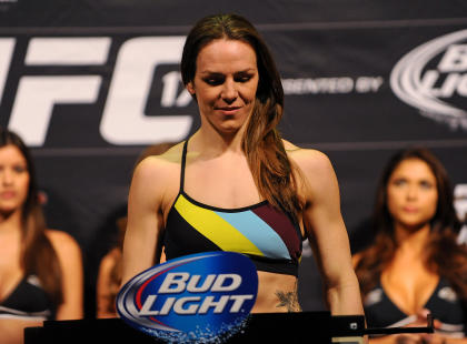 Alexis Davis will challenge Ronda Rousey for the UFC bantamweight belt. (USA Today)