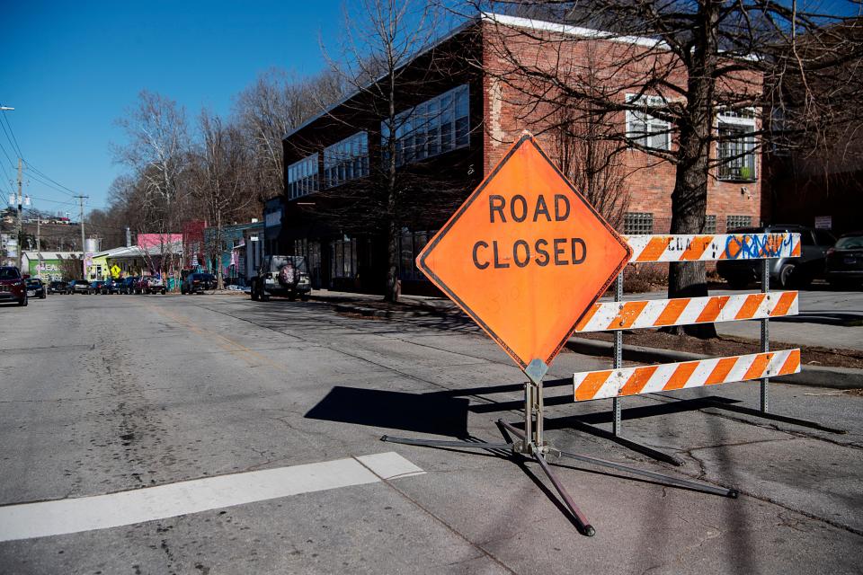 Part of Depot Street was closed to motorists as a water main was fixed December 28, 2022.