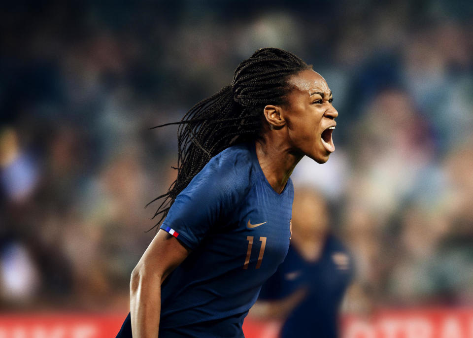 <p>For home matches, the FFF women will dress in a traditional blue shirt with rose gold details, including crest, FFF marking at the back of the neck and the words “Nos Différences Nous Unissent” within. </p>