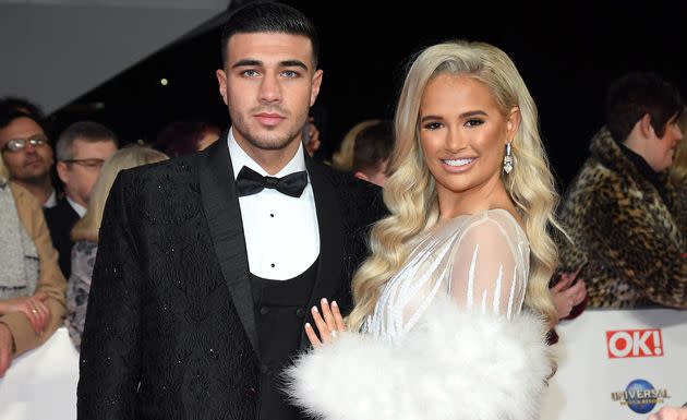 Molly-Mae Hague and Tommy Fury return home from Ibiza