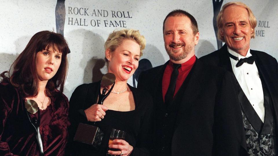 Band at an awards show; The Mamas and the Papas