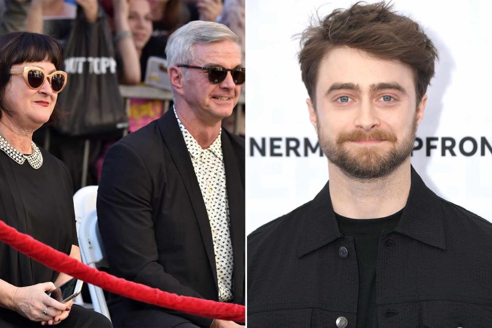 <p>Axelle/Bauer-Griffin/FilmMagic ; Michael Loccisano/Getty</p> Marcia Gresham and Alan Radcliffe attend the ceremony honoring Daniel Radcliffe with a star on the Hollywood Walk of Fame on November 12, 2015. ; Daniel Radcliffe attends the WarnerMedia 2019 Upfront on May 15, 2019 in New York City.