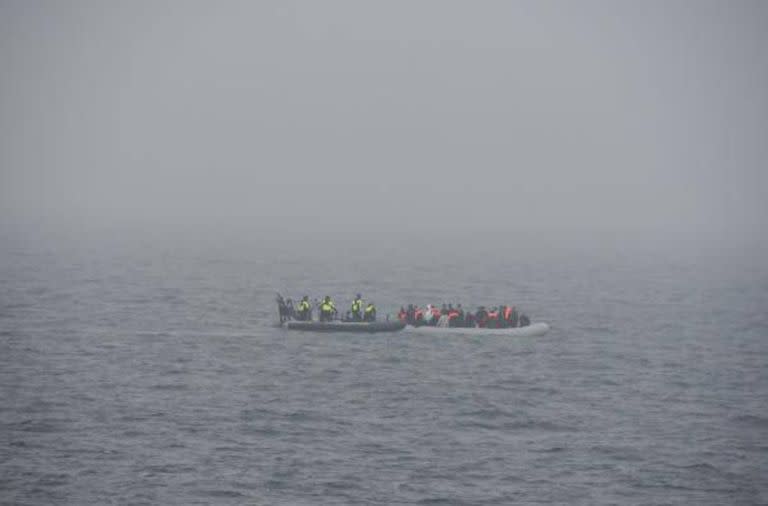 Rescate de migrantes en el Canal de la Mancha