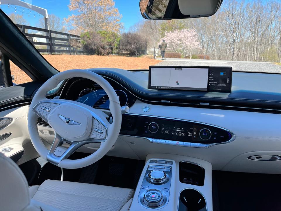 2023 Genesis GV70 EV SUV interior