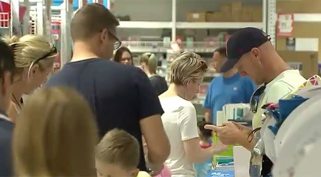 Thousands of Queensland families are stressed out after hearing a stationary supplier ran out of stock. Source: 7 News