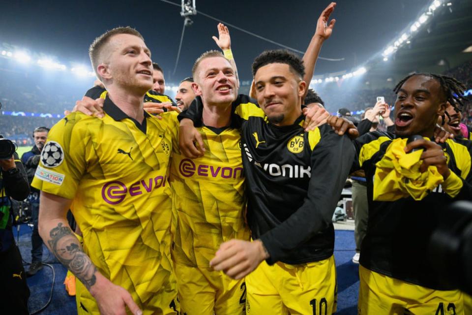 Borussia Dortmund đã thi đấu xuất sắc ở vòng loại trực tiếp Champions League nhưng phải đối mặt với trận chiến khó khăn với Real Madrid ở trận chung kết (Getty Images)