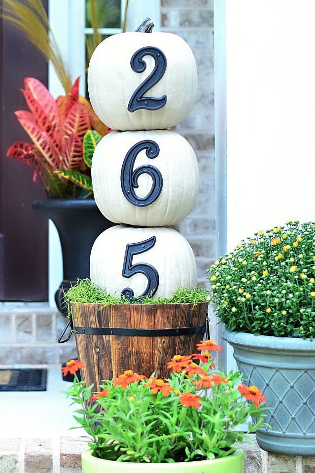 House Number Topiary