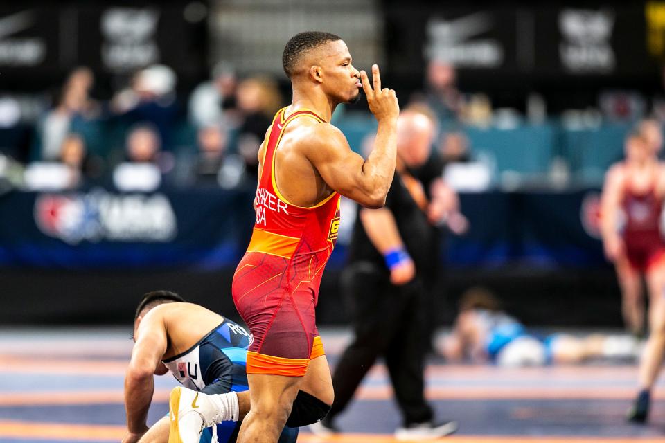 Daniel DeShazer reached the finals at the 2022 world team trials.