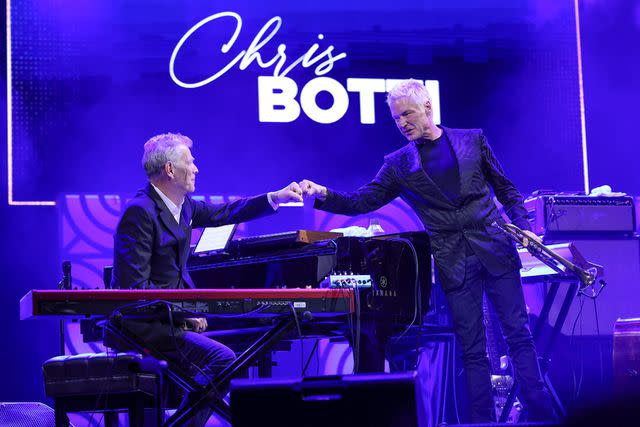 <p>John Abbott</p> David Foster and Chris Botti