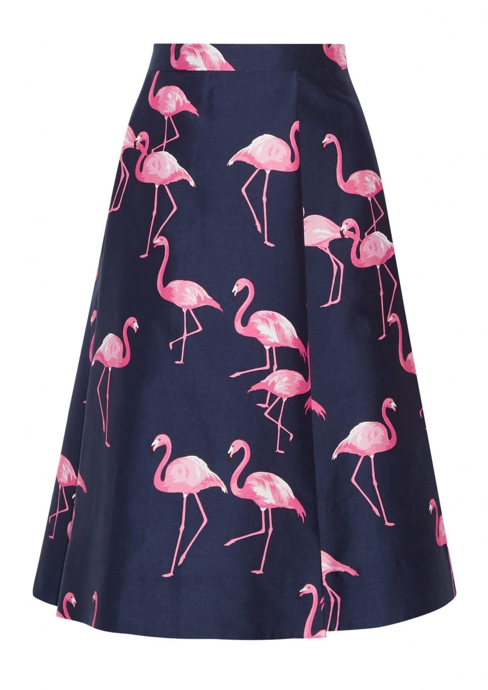 Printed Midi Skirt