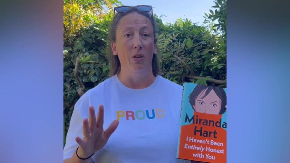 Miranda Hart reveals she has been battling secret illness in video message to fans. (Miranda Hart)