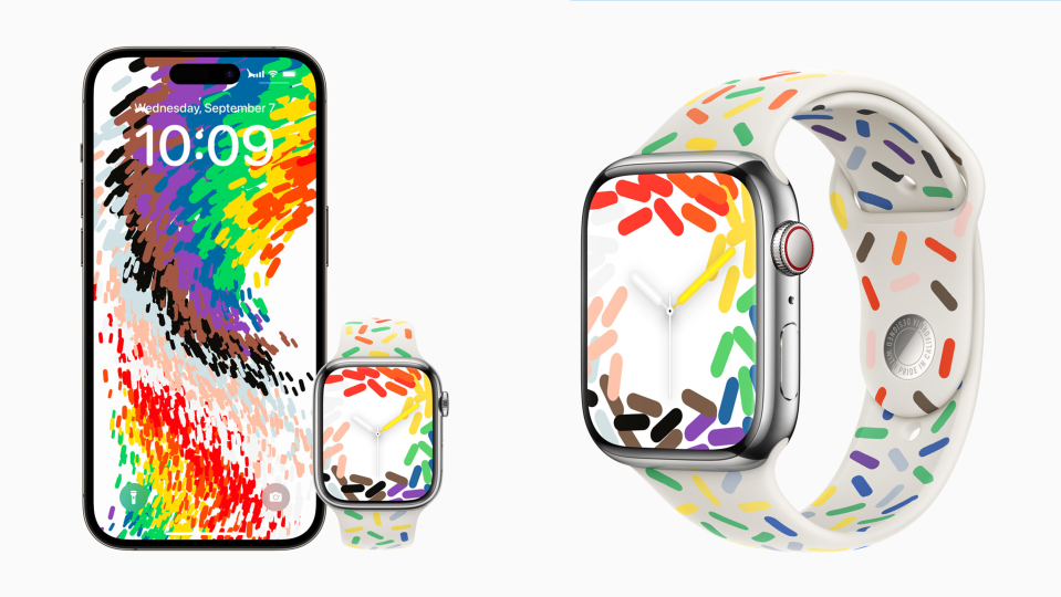 Shop the Pride-edition Sport Band at Apple