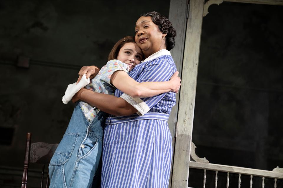 Melanie Moore and Jacqueline Williams perform in "To Kill a Mockingbird."