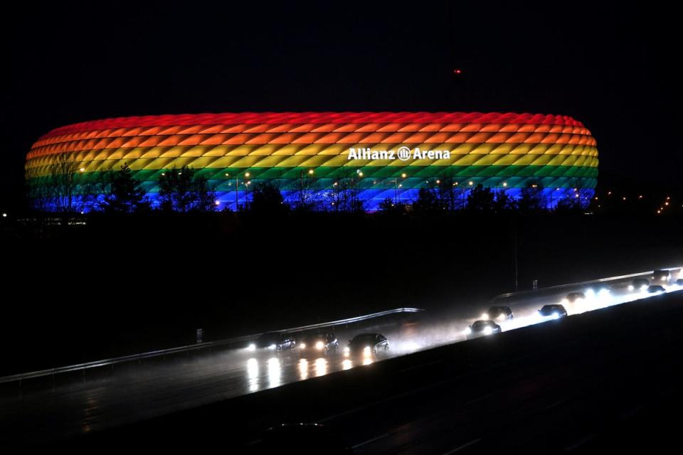 Bayern Munich’s Allianz Arena will host the Euro 2024 opener between Germany and Scotland on Friday night (Pool via REUTERS)