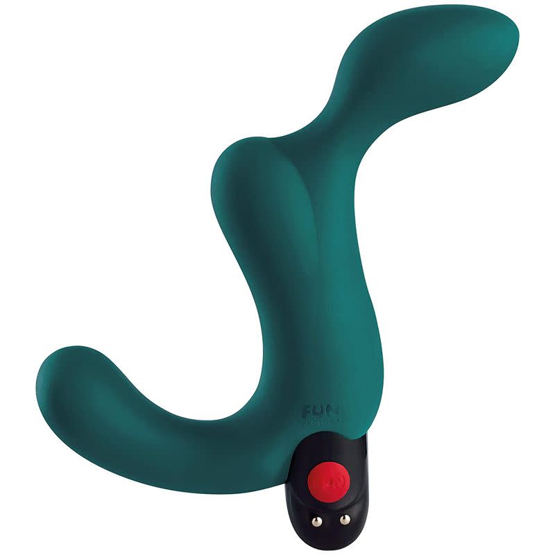 <p><a href="https://www.amazon.com/Factory-Prostate-Massager-Vibrating-Couples/dp/B004NTDVXW?th=1&tag=syn-yahoo-20&ascsubtag=%5Bartid%7C10054.g.39572317%5Bsrc%7Cyahoo-us" rel="nofollow noopener" target="_blank" data-ylk="slk:Shop Now;elm:context_link;itc:0;sec:content-canvas" class="link rapid-noclick-resp">Shop Now</a></p><p>Duke Rechargeable Vibrating Prostate Massager</p><p>$99.99</p>