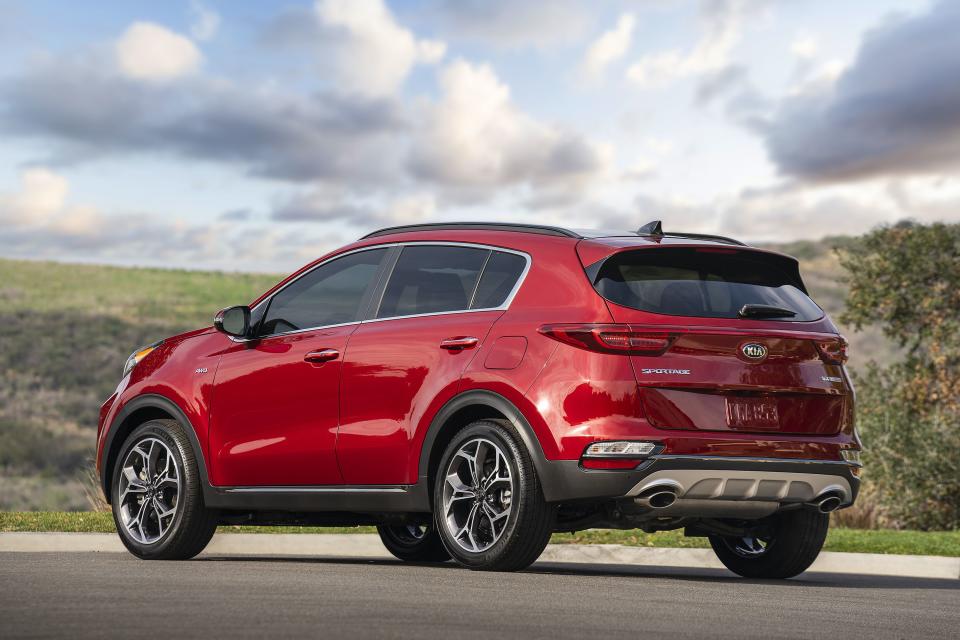 <p>Kia debuted a lightly refreshed version of its <a rel="nofollow noopener" href="https://www.caranddriver.com/kia/sportage" target="_blank" data-ylk="slk:popular Sportage compact crossover SUV;elm:context_link;itc:0;sec:content-canvas" class="link ">popular Sportage compact crossover SUV</a>today at the Chicago auto show. The new Sportage will go on sale in the first half of 2019 as a 2020 model. The current Sportage, one of <a rel="nofollow noopener" href="https://www.caranddriver.com/shopping-advice/a25751166/best-trucks-suvs-vans-2019/" target="_blank" data-ylk="slk:Car and Driver's 2019 Editors' Choice winners;elm:context_link;itc:0;sec:content-canvas" class="link "><em>Car and Driver</em>'s 2019 Editors' Choice winners</a>, was in need of little alteration, but nonetheless the company has tweaked the exterior styling, added additional feature content, and is introducing a new midrange S trim level.</p>