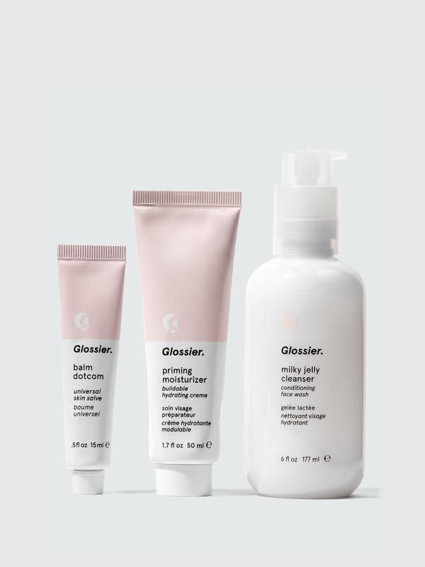 <p><strong>Glossier</strong></p><p>glossier.com</p><p><strong>$44.00</strong></p><p><a href="https://go.redirectingat.com?id=74968X1596630&url=https%3A%2F%2Fwww.glossier.com%2Fproducts%2Fthe-skincare-set&sref=https%3A%2F%2Fwww.goodhousekeeping.com%2Fholidays%2Fgift-ideas%2Fg434%2Fgifts-for-teens%2F" rel="nofollow noopener" target="_blank" data-ylk="slk:Shop Now;elm:context_link;itc:0;sec:content-canvas" class="link ">Shop Now</a></p><p>Upgrade your teen's <a href="https://www.goodhousekeeping.com/beauty/anti-aging/a22850819/best-skincare-routine/" rel="nofollow noopener" target="_blank" data-ylk="slk:skincare routine;elm:context_link;itc:0;sec:content-canvas" class="link ">skincare routine</a> with this three-piece skincare set. Together, the cleanser, moisturizer and lip balm will give them a "lit-from-within" glow. </p>