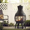 <p><strong>Bali Outdoors</strong></p><p>amazon.com</p><p><strong>179.00</strong></p><p>This charming little chimenea will brighten up your patio or backyard with a 360-degree view of the fire. It's also designed to funnel smoke up and away, so it won't get in your eyes.</p>