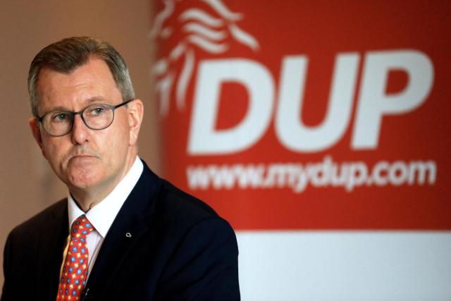 DUP leader Sir Jeffrey Donaldson steps down after historic sex abuse charge