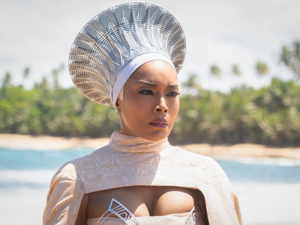 Angela Bassett as Queen Ramonda in "Black Panther: Wakanda Forever."