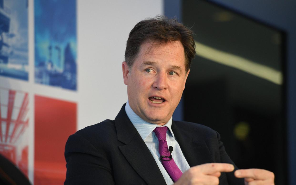 Facebook's VP Nick Clegg spoke out against the EU's lawmaking - PA