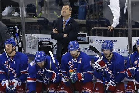 NY Rangers fire coach Alain Vigneault after missing playoffs