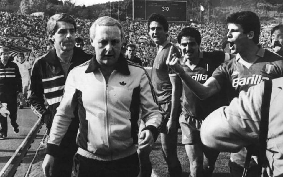 Dundee United manager Jim McLean led his team to the European Cup semi-final in 1983-84, where they were defeated 3-2 on aggregate, following a hostile second leg defeat in Roma - Reuters