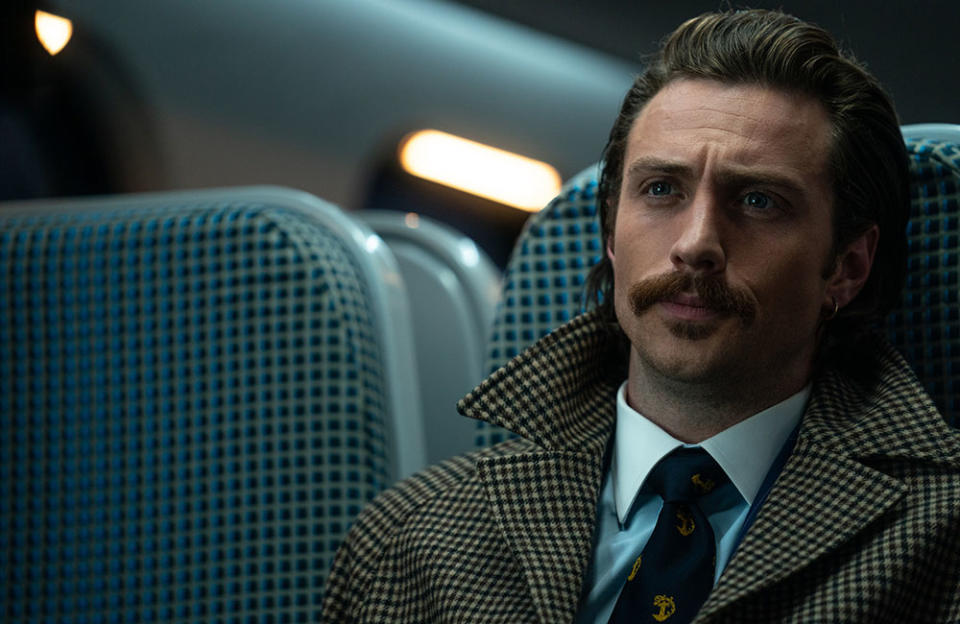 Aaron Taylor-Johnson stars in Bullet Train.