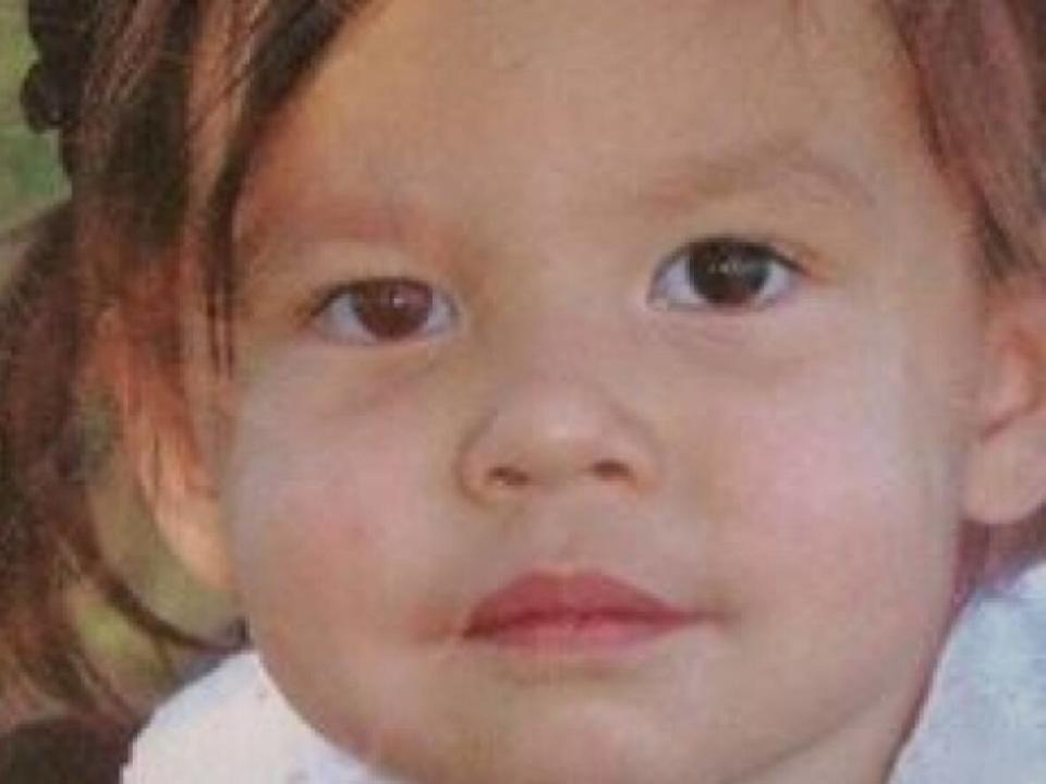 A fatality inquiry report has found that four-year-old Serenity should never have been apprehended by Children's Services. (Name withheld - image credit)
